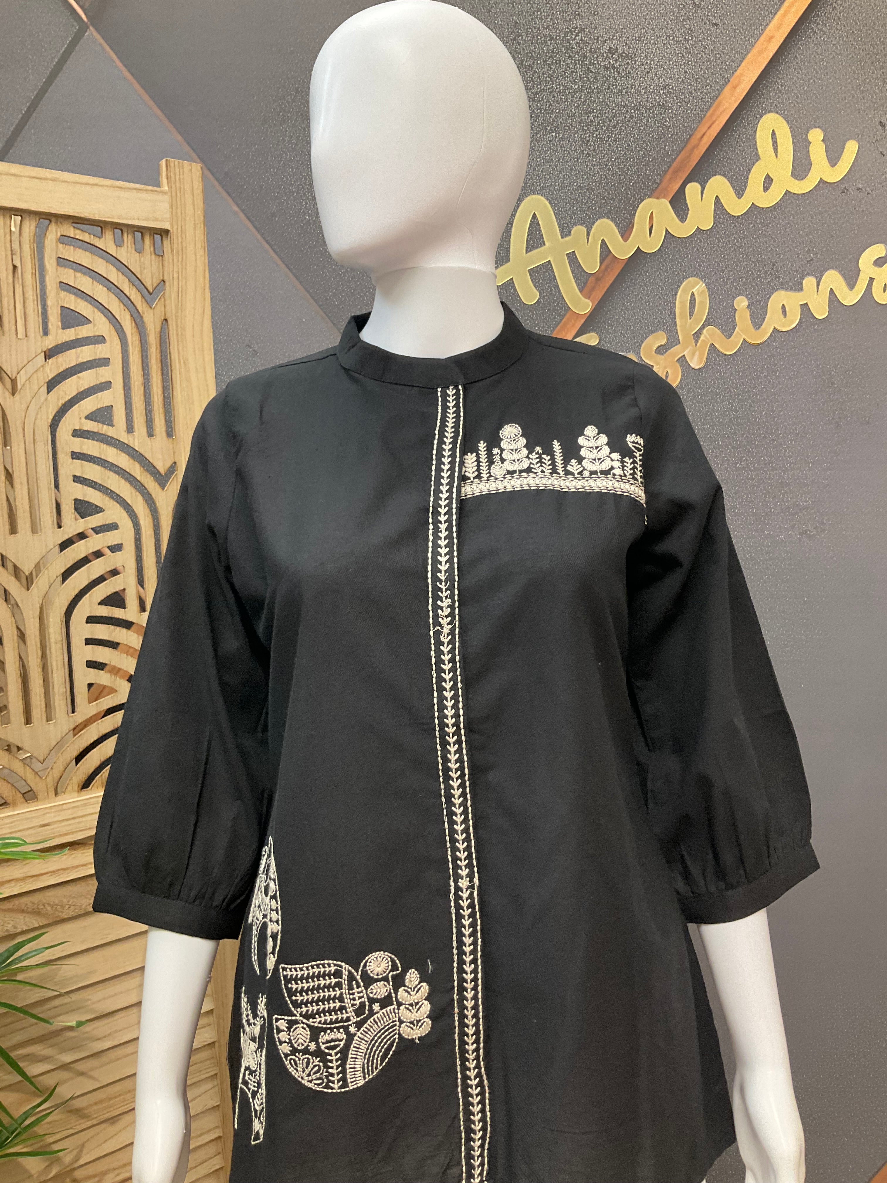 Black Short Kurti