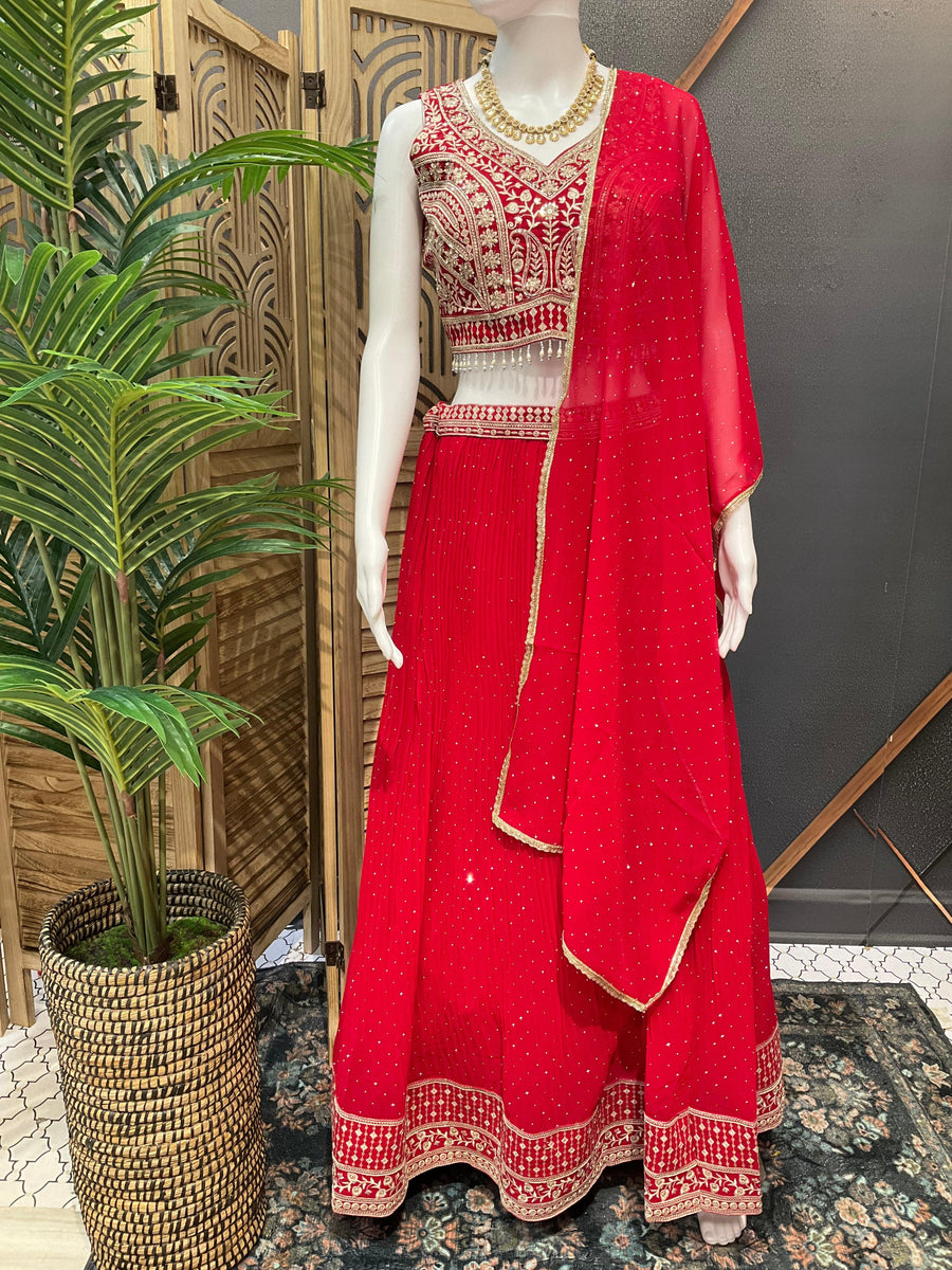 Party Wear Lehenga Choli Set - Wedding & Festive Occasions