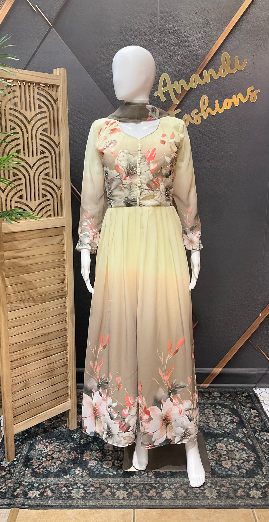 Floral Long Dress