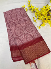 Light Weight Sarees with Mango Design