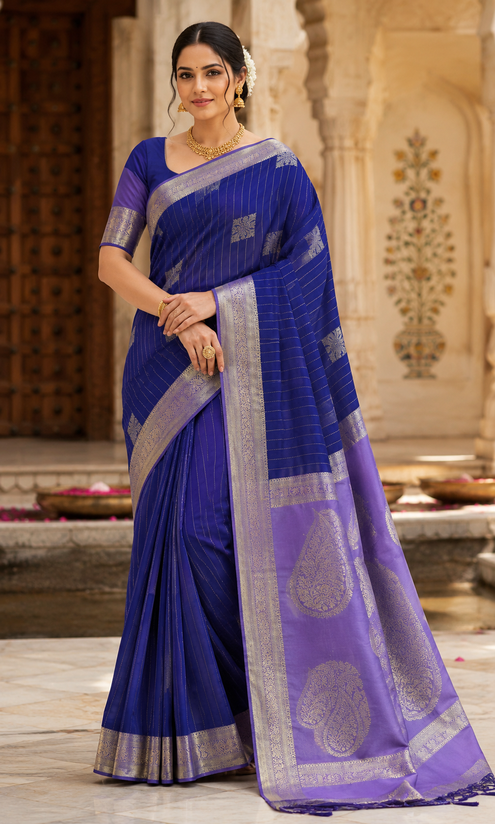 Semi Silk Kanjeevaram Saree