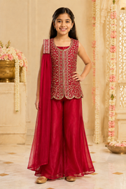 Toddler Pink Palazzo set