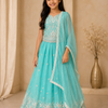 Blue Party wear Lehenga set