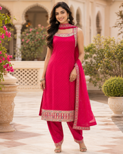 Party Wear Sleeveless Kurti set