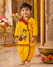 Krishna outfit with Embroidery work -  - Anandi Fashions