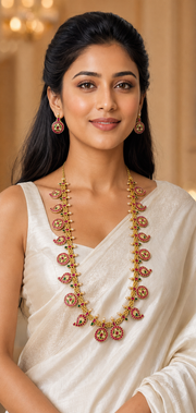 Jadau Kundan Long Necklace set