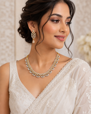 CZ Party Wear Necklace set