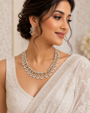 Unique Design CZ Necklace set