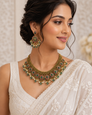Premium Collections- Jadau Kundan Necklace set