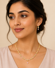 Micro Gold Polish Necklace Set