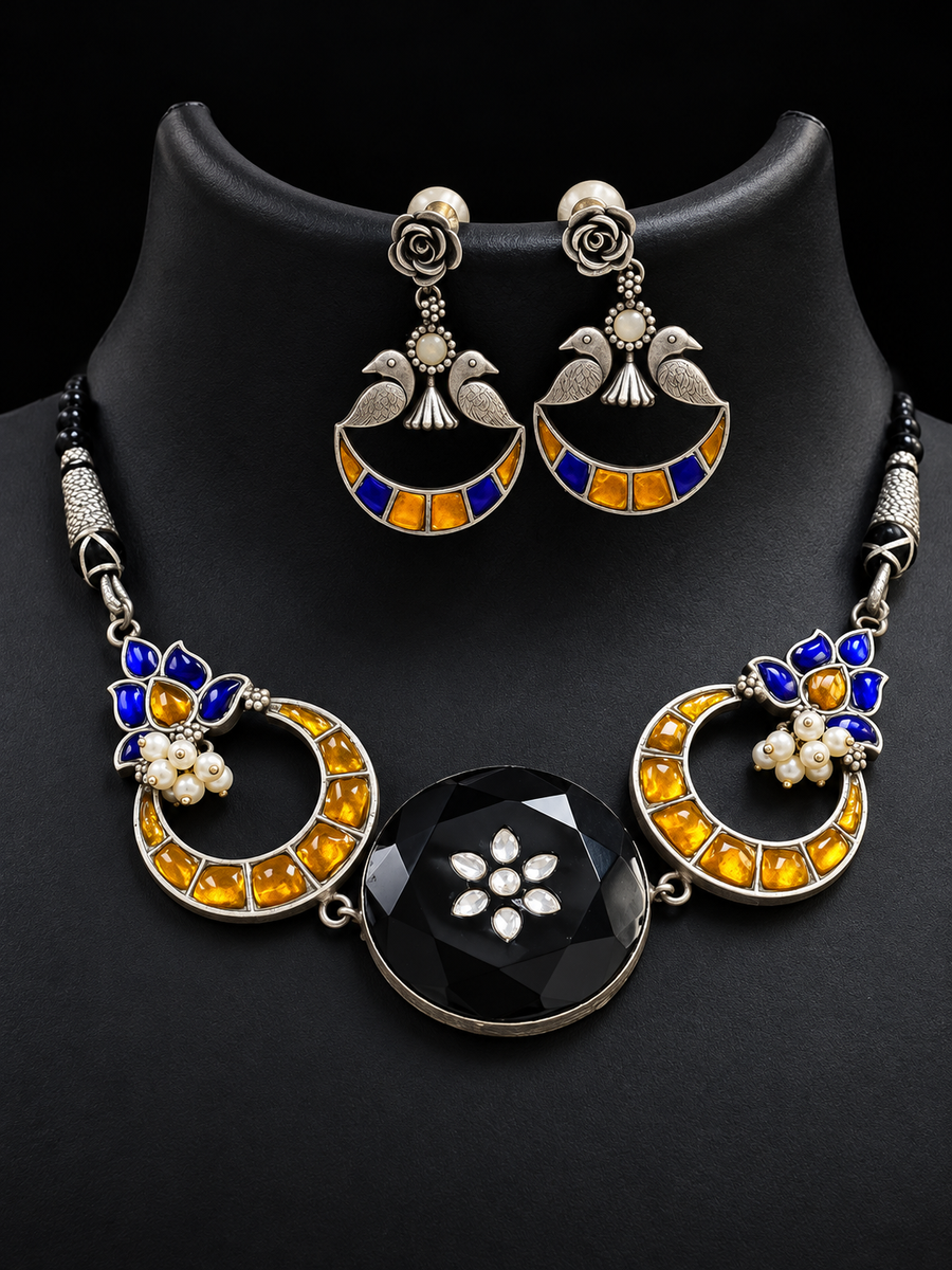 German Silver Choker Set