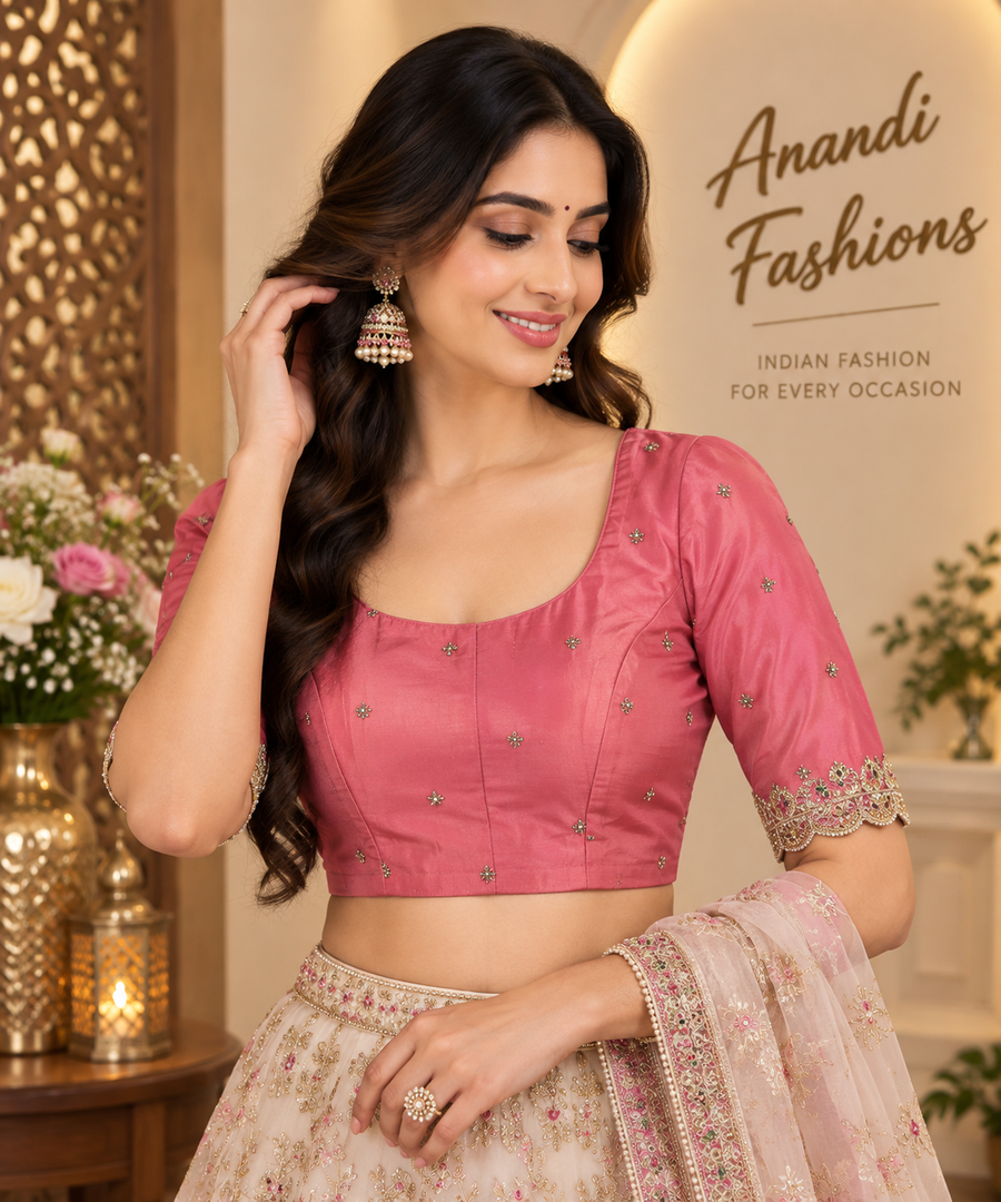 Women’s Light pink Tissue blouse - Women - Blouse - Anandi Fashions