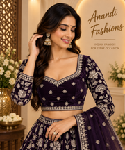 Purple blouse - Women - Blouse - Anandi Fashions