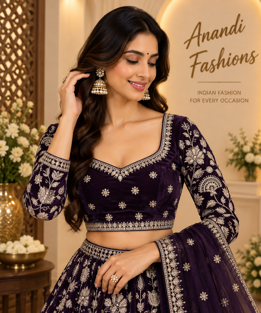 Purple blouse - Women - Blouse - Anandi Fashions
