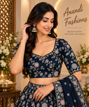 Teal blue blouse - Women - Blouse - Anandi Fashions