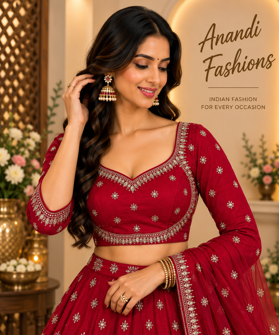 Pink color blouse - Women - Blouse - Anandi Fashions