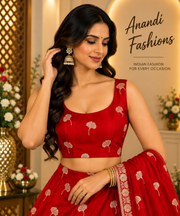 Back Opening Satin Silk Blouse - Women - Blouse - Anandi Fashions