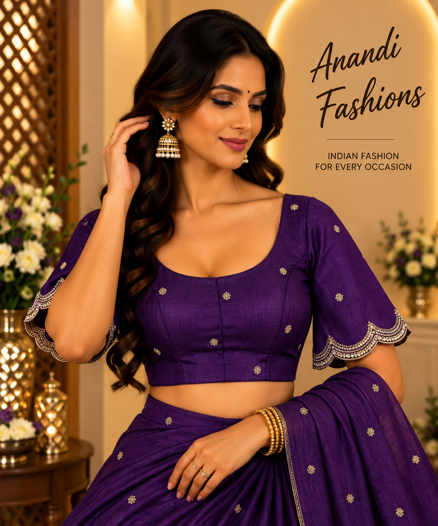 Raw Silk Blouse - Women - Blouse - Anandi Fashions
