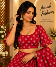 Crepe Silk Blouse - Women - Blouse - Anandi Fashions