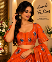 Embroidery Work Blouse - Women - Blouse - Anandi Fashions