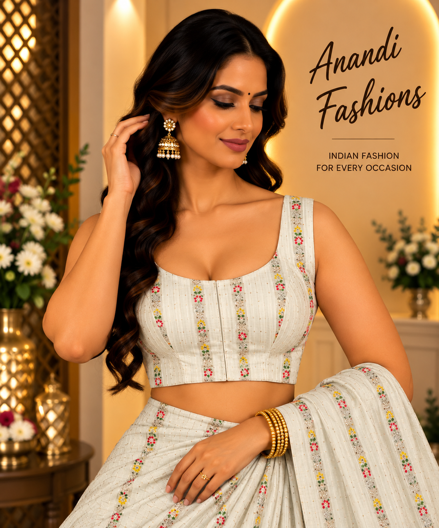 Back Opening Blouse - Women - Blouse - Anandi Fashions