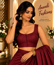 Plain Front Opening Blouse - Women - Blouse - Anandi Fashions