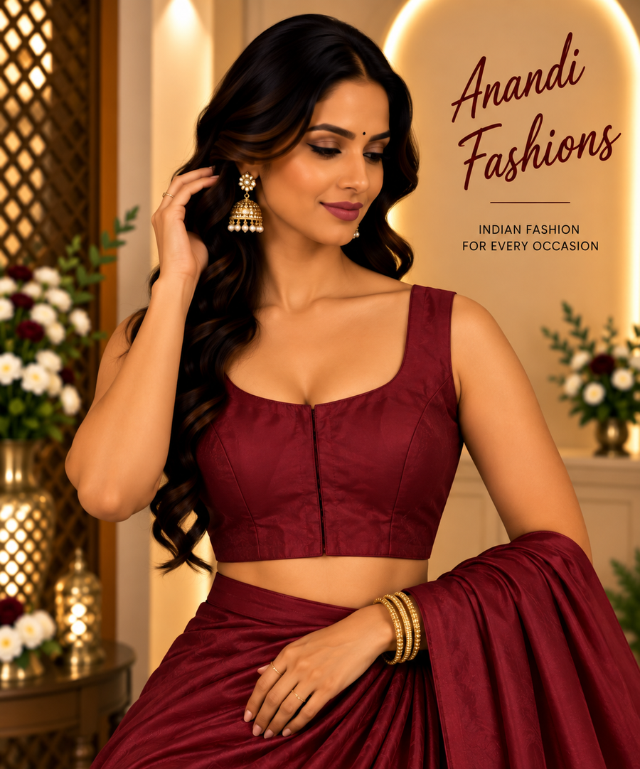 Plain Front Opening Blouse - Women - Blouse - Anandi Fashions