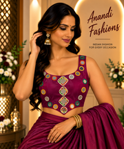 Women’s Mirror Blouse with Back Lace - Women - Blouse - Anandi Fashions