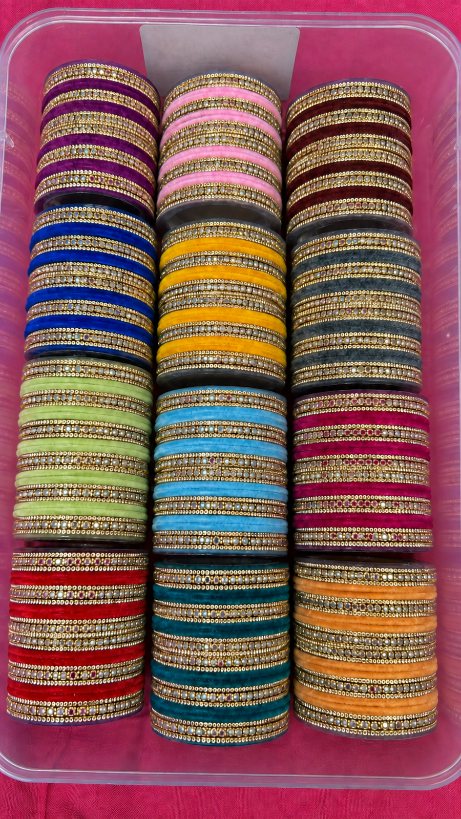 Girls Pastel Bangles Size 1.12 — 1–2 Years