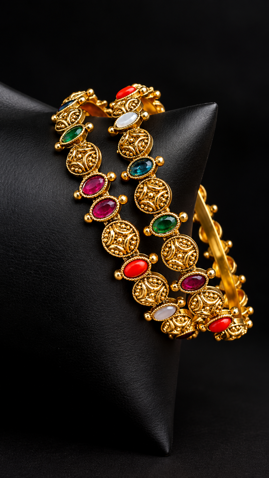 Navratan Bangles set - set of 2