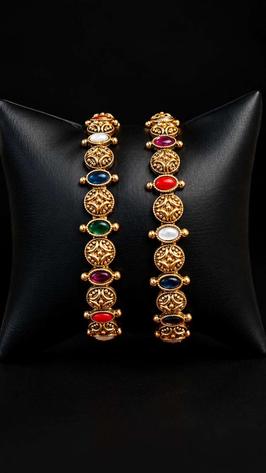 Navratan Bangles set - set of 2