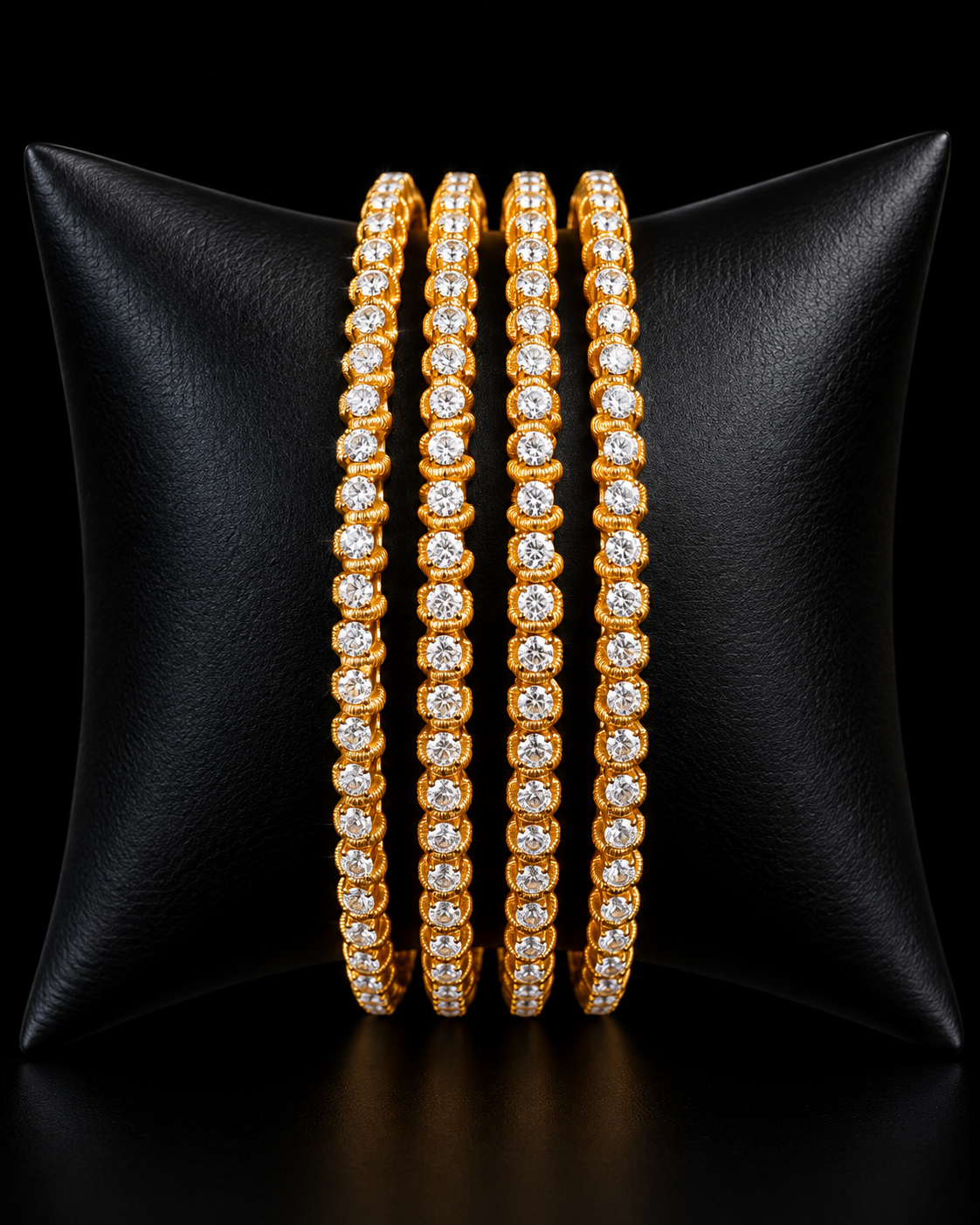 CZ Bangles set- set of 4