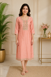Women’s Light Pink Kurti