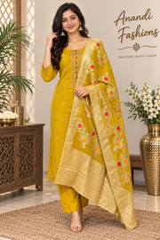 Women’s Mustard Yellow Kurti Set