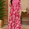 Women’s Pink Pure Cotton Anarkali Kurti - Women - Anarkali - Anandi Fashions