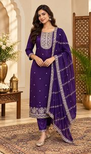 Women’s Purple Party Wear Kurti set
