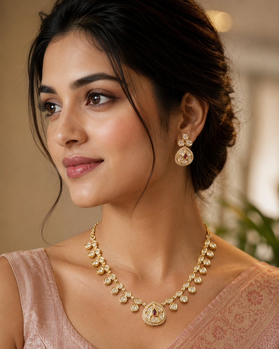 Kundan Necklace Set