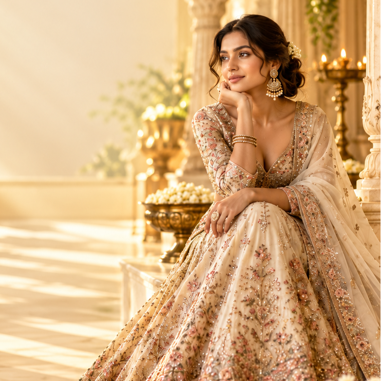 Indian Ethnic Outfits for Women at Anandi Fashions