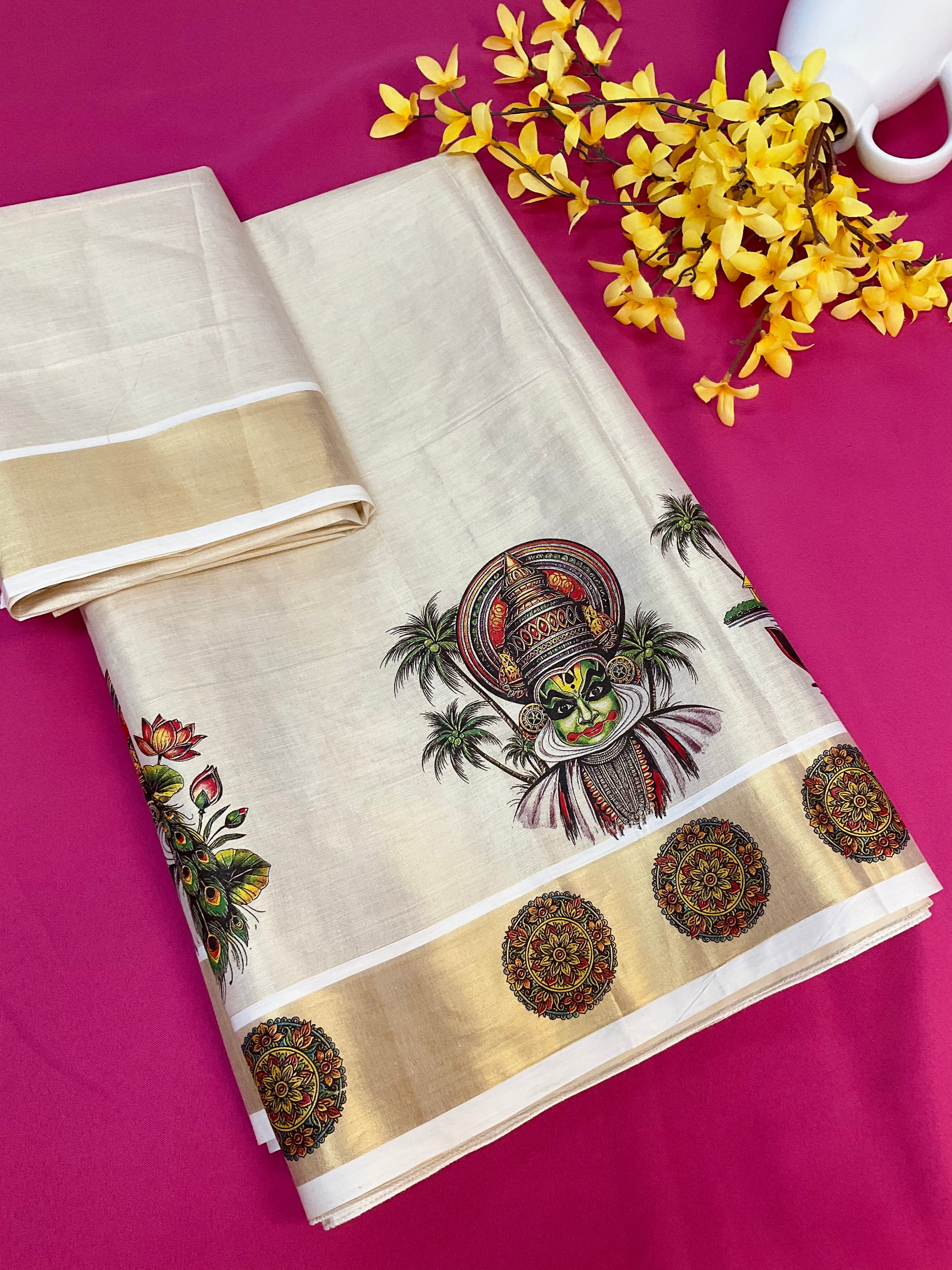 Kerala Set Mundu saree