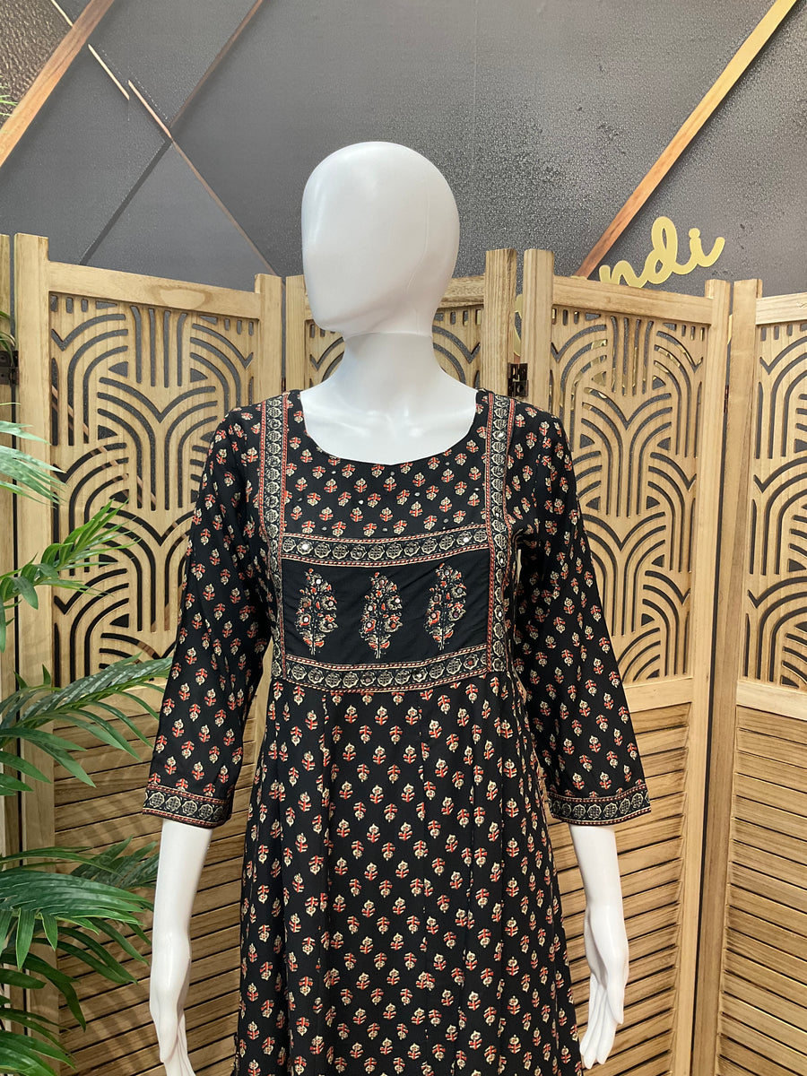 Black Long Kurti