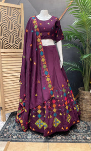 Navratri Special Cotton Chaniya Choli Set - Garba Dance Wear