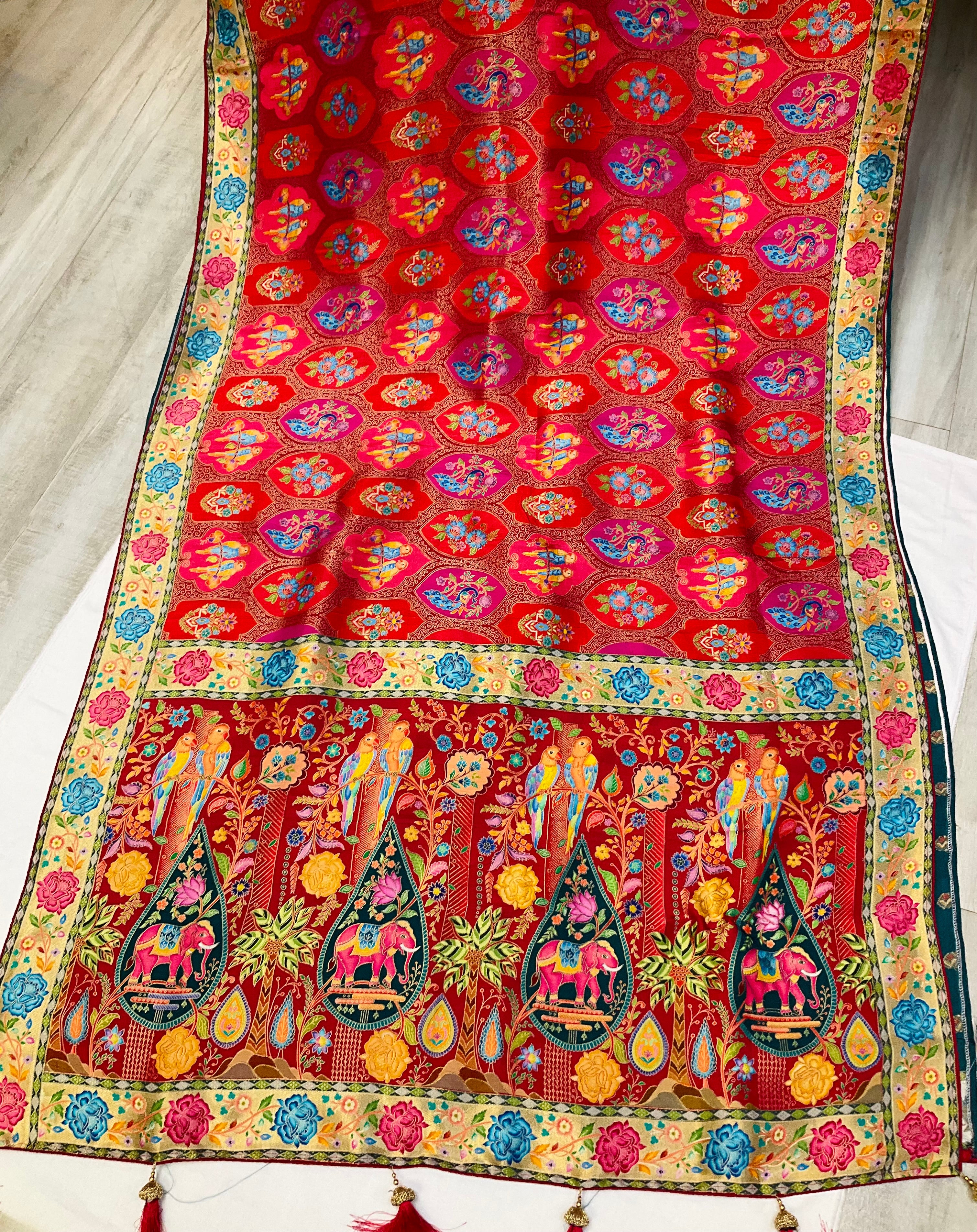 Premium Quality- Kani Silk Saree