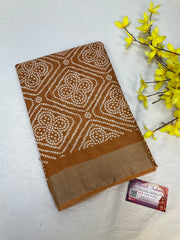 Saree with Bandhini Print