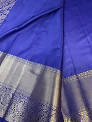 Purple Semi Silk Kanjeevaram Saree