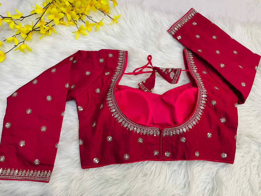 Pink color blouse - Women - Blouse - Anandi Fashions
