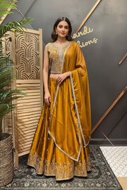 Satin Silk Lehenga Set