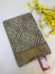 Saree with Bandhini Print