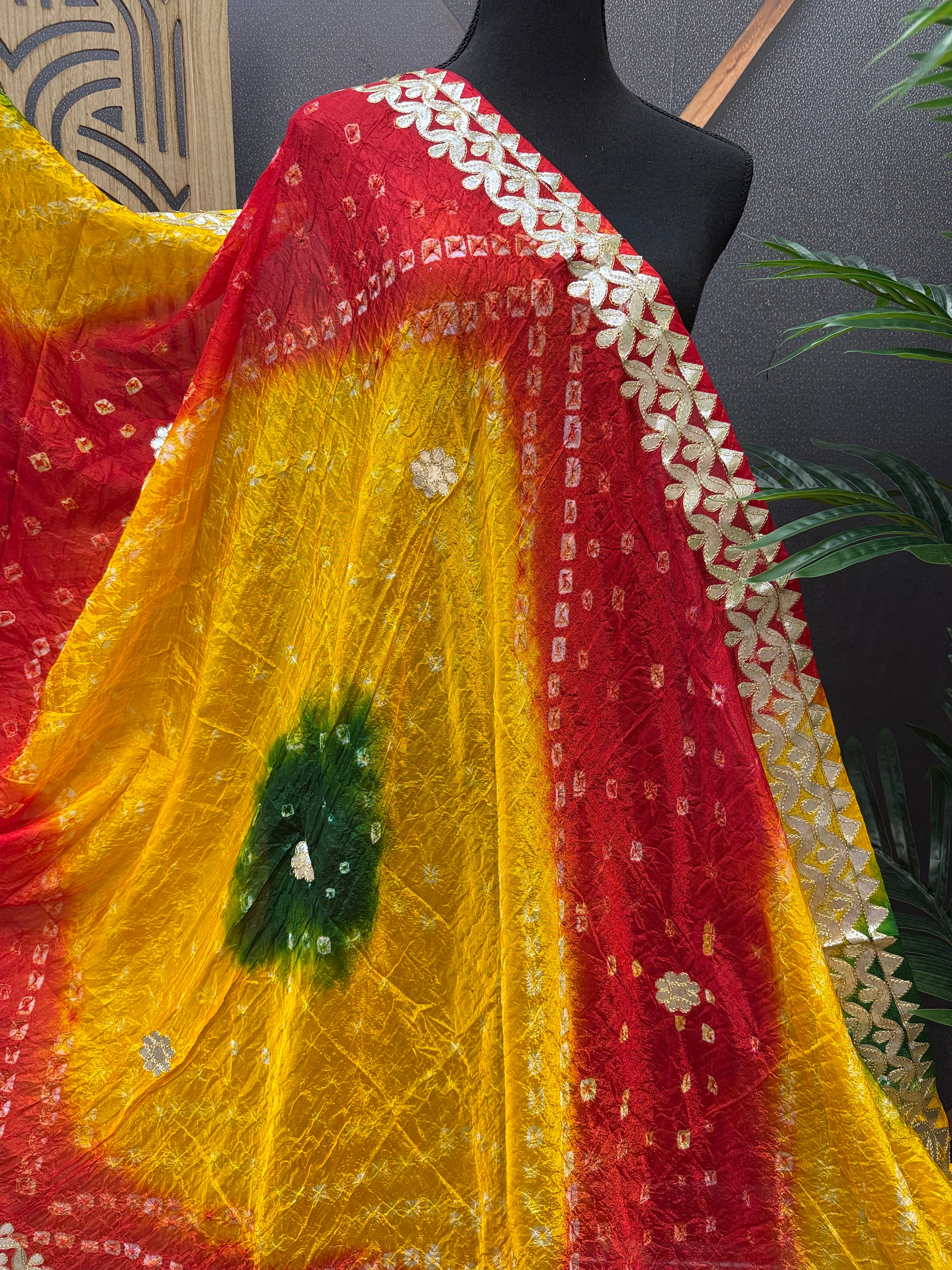 Multicolor Bandhani Dupattas