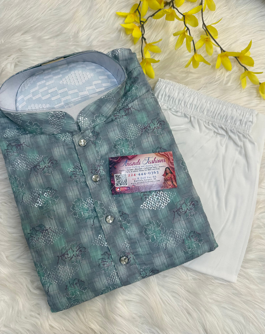 Mens wear Embroidery kurta set