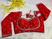 Navy blue color blouse -  - Anandi Fashions